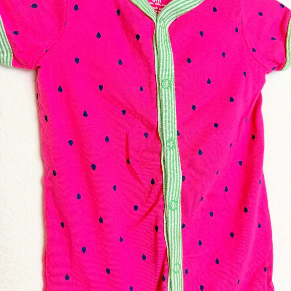 Baby Girl Summer Bundle 3-6M Carter's Old Navy Cat & Jack Romper Sunsuit 4 Sets